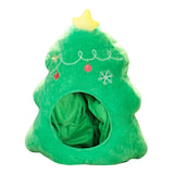 Maxbell Christmas Tree Plush Hat Winter for Christmas Celebrations Cosplay Costume Style B