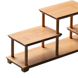Maxbell Spice Rack Storage Shelves Showcase Fixtures for Model Collectibles Cosmetic C