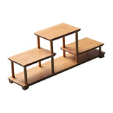 Maxbell Spice Rack Storage Shelves Showcase Fixtures for Model Collectibles Cosmetic C