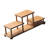 Maxbell Spice Rack Storage Shelves Showcase Fixtures for Model Collectibles Cosmetic C
