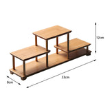 Maxbell Spice Rack Storage Shelves Showcase Fixtures for Model Collectibles Cosmetic C