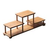 Maxbell Spice Rack Storage Shelves Showcase Fixtures for Model Collectibles Cosmetic C