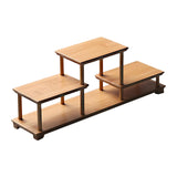 Maxbell Spice Rack Storage Shelves Showcase Fixtures for Model Collectibles Cosmetic C