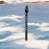 Maxbell Metal Snow Measuring Snow Measuring Ruler Outdoor Decoration Gift for Garden snowman