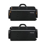 Maxbell Concert Trumpet Carrying Case 600D Oxford Cloth Zippers Anti Scratch Durable Orange