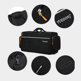 Maxbell Concert Trumpet Carrying Case 600D Oxford Cloth Zippers Anti Scratch Durable Orange