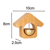 Maxbell Wood Shopkeepers Bell Gate Bell Chime for Fridge Barn Door Wood