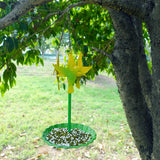 Maxbell Hanging Bird Feeder Pet Supplies Tray Platform for Backyard Outdoor Decor