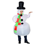 Maxbell Inflatable Costume Fancy Dress Comfortable Cosplay for Decor Holidays Party Snowman Adult