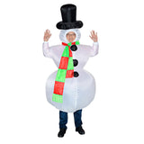 Maxbell Inflatable Costume Fancy Dress Comfortable Cosplay for Decor Holidays Party Snowman Adult