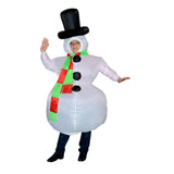 Maxbell Inflatable Costume Fancy Dress Comfortable Cosplay for Decor Holidays Party Snowman Adult