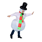 Maxbell Inflatable Costume Fancy Dress Comfortable Cosplay for Decor Holidays Party Snowman Adult