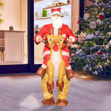 Maxbell Inflatable Costume Fancy Dress Comfortable Cosplay for Decor Holidays Party Santa Claus