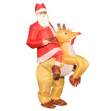 Maxbell Inflatable Costume Fancy Dress Comfortable Cosplay for Decor Holidays Party Santa Claus