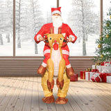 Maxbell Inflatable Costume Fancy Dress Comfortable Cosplay for Decor Holidays Party Santa Claus