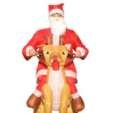 Maxbell Inflatable Costume Fancy Dress Comfortable Cosplay for Decor Holidays Party Santa Claus