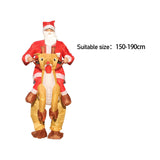 Maxbell Inflatable Costume Fancy Dress Comfortable Cosplay for Decor Holidays Party Santa Claus