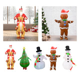Maxbell Inflatable Costume Fancy Dress Comfortable Cosplay for Decor Holidays Party Santa Claus