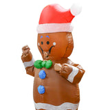 Maxbell Inflatable Costume Fancy Dress Comfortable Cosplay for Decor Holidays Party Gingerbread Man