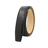 Maxbell PU Leather Men Belt Strap Waist Band for Clothing Automatic Buckle Pants Black