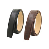 Maxbell PU Leather Men Belt Strap Waist Band for Clothing Automatic Buckle Pants Black