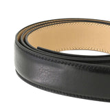 Maxbell PU Leather Men Belt Strap Waist Band for Clothing Automatic Buckle Pants Black