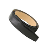 Maxbell PU Leather Men Belt Strap Waist Band for Clothing Automatic Buckle Pants Black