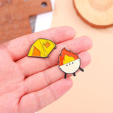 Maxbell 6Pcs Cute Brooch Pins Set Charm Outdoor Theme for Backpack Shirt Decorative