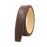 Maxbell PU Leather Men Belt Strap Waist Band for Clothing Automatic Buckle Pants Coffee