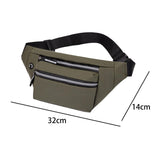 Maxbell Waist Bag Fanny Pack Fashion Purse Hands Free for Riding Shopping Climbing Green