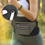 Maxbell Waist Bag Fanny Pack Fashion Purse Hands Free for Riding Shopping Climbing Green