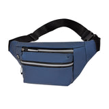 Maxbell Waist Bag Fanny Pack Fashion Purse Hands Free for Riding Shopping Climbing Blue