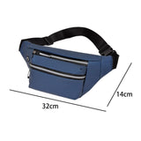 Maxbell Waist Bag Fanny Pack Fashion Purse Hands Free for Riding Shopping Climbing Blue