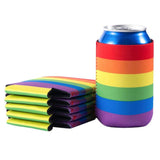 Maxbell Rainbow Can Cooler Sleeve Drink Cup Holder Bottle for Party Sporting Event