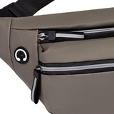 Maxbell Waist Bag Fanny Pack Fashion Purse Hands Free for Riding Shopping Climbing Brown