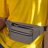 Maxbell Waist Bag Fanny Pack Fashion Purse Hands Free for Riding Shopping Climbing Brown