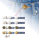 Maxbell 12Pcs Extended Buttons Jean Waistband Fastener Waist Band Extender for Women