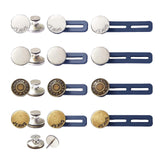 Maxbell 12Pcs Extended Buttons Jean Waistband Fastener Waist Band Extender for Women