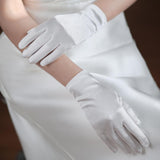 Maxbell Bride Dress Gloves Elegant Durable for Wedding Costume Accessories Women