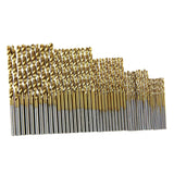 Maxbell 100x Twist Drill Bit Set Straight High Speed Steel for DIY Project Copper