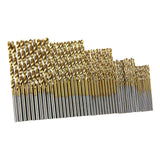Maxbell 100x Twist Drill Bit Set Straight High Speed Steel for DIY Project Copper