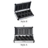 Maxbell 10 Pieces Impact Nut Extractor Kit Broken Bolt Removing Tool Sturdy Durable Large Box