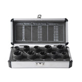 Maxbell 10 Pieces Impact Nut Extractor Kit Broken Bolt Removing Tool Sturdy Durable Large Box