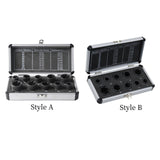 Maxbell 10 Pieces Impact Nut Extractor Kit Broken Bolt Removing Tool Sturdy Durable Large Box