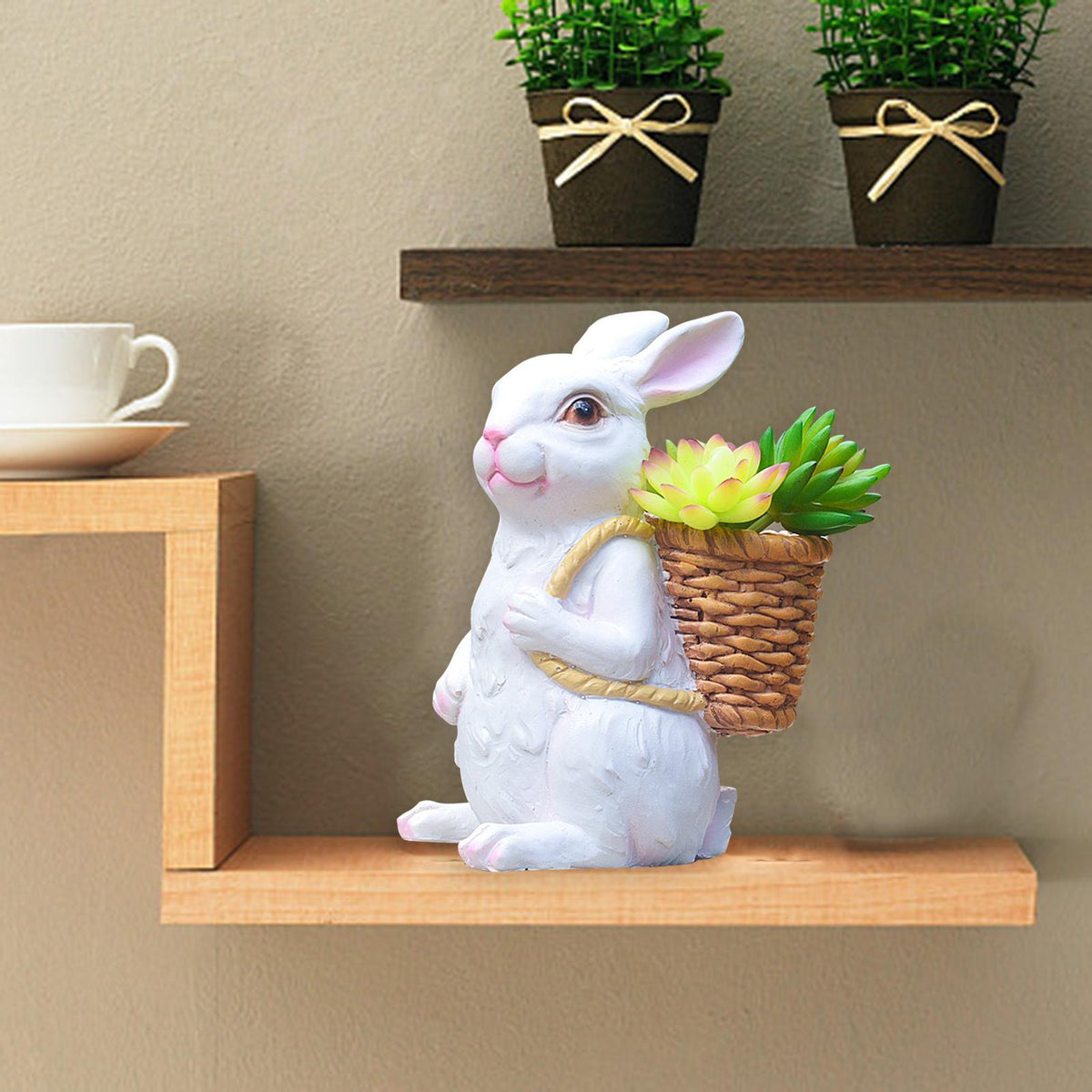 Maxbell Resin Flower Pot Bonsai Pot Container Flowerpot for Patio Desktop Decoration Basket