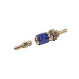 Maxbell Brass Welding Torch Quick Connector Fitting Fast Connection of Water or Gas Blue 6mm