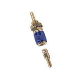 Maxbell Brass Welding Torch Quick Connector Fitting Fast Connection of Water or Gas Blue 6mm