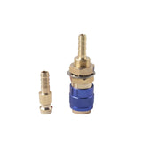 Maxbell Brass Welding Torch Quick Connector Fitting Fast Connection of Water or Gas Blue 6mm