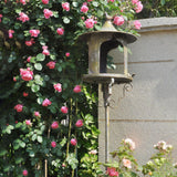 Maxbell Rainproof Standing Bird Feeder Feeding Bird Feeding Station for Yard Decor