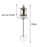 Maxbell Rainproof Standing Bird Feeder Feeding Bird Feeding Station for Yard Decor